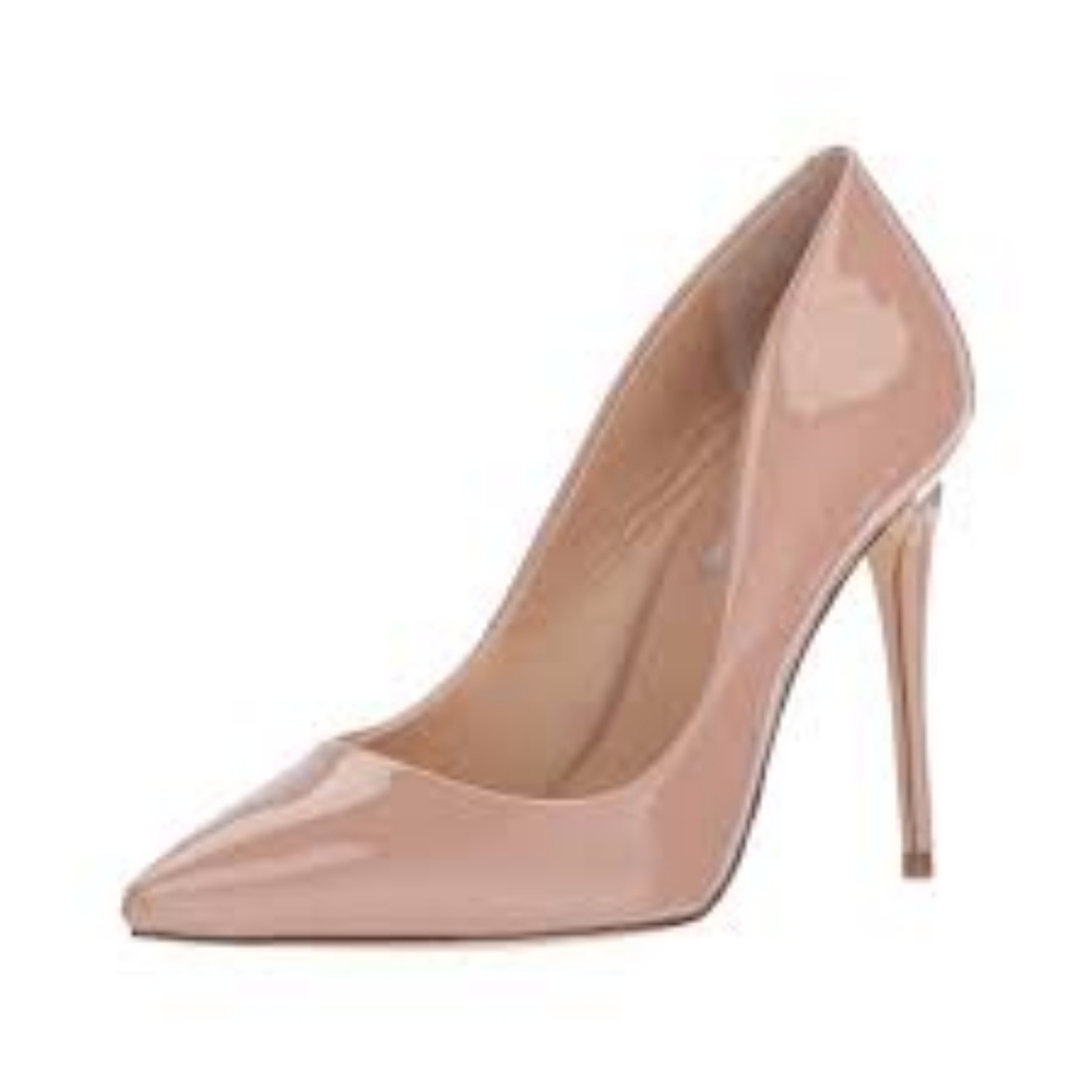 STEVE MADDEN DAISIE - DARK BLUSH PATENT STILETTO PUMP